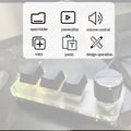 Macropad Macro Mechanical Keyboard RGB Mini Gaming Custom Programming Knob Keypads Red Switch 3 Keys For Photoshop