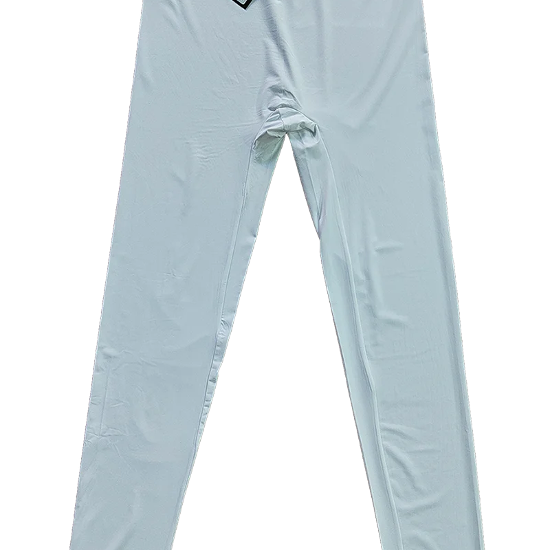 Men's Sexy Long Johns Ice Silk Body Shaper Leggings Underwear Men's Shapewear Compression Lounge Pants Sleepwear Bottoms