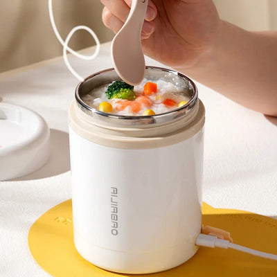 600ML USB Electric Heating Lunch Box Portable Picnic Milk | SAMAG