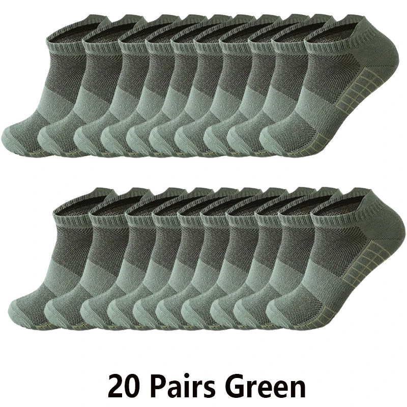 Pairs Ankle Socks Men Women Breathable Mesh Cotton | SAMAG