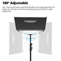 AMBITFUL UGO 65*120cm 3in1 Quick-release U-shape Reflector Kit With 280cm KS-280 Air Cushion Light Stand Studio Ourdoor Kit