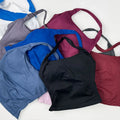 1-2pcs Gym Set Women Backless Tank Tops High Waist Scrunch Seamless Shorts High Waist Yoga Leggings Workout Sets Gym Suit