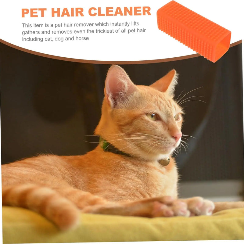 1PCS Pet hair Removal brush Dog cat hair removal Effective pet hair silicone hollow rubber cleaning brush