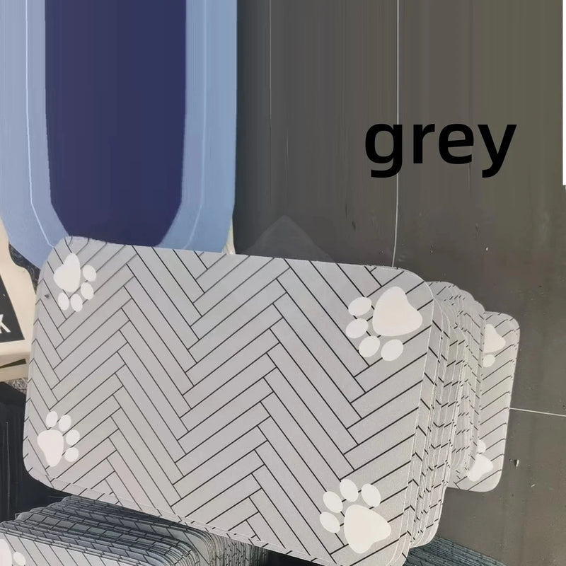 S（little kitten ）、M、L bsorbent Pet Feeding Mat, Waterproof Placemat for Dog & Cat Food & Water Bowls, Quick-Dry Rubber Backing