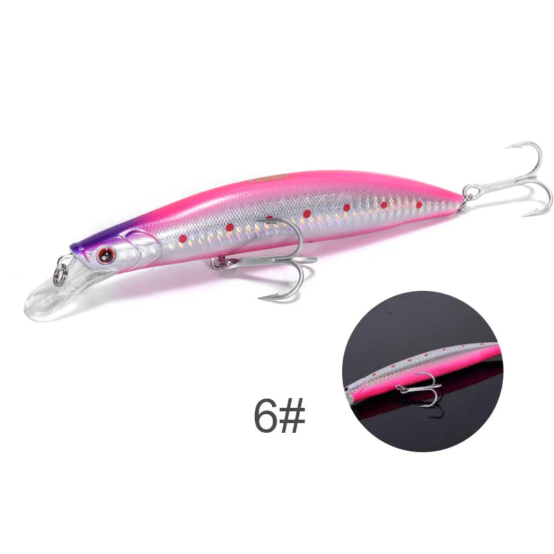 NOEBY Suspending Minnow 135mm 30g Fishing Lure Artificial | SAMAG