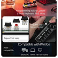 Mini Keyboard 3 Keys 1 Knob RGB Programming Macro Mechanical Gaming Custom Switch Portable Keypad For - Visuel 4 | SAMAG