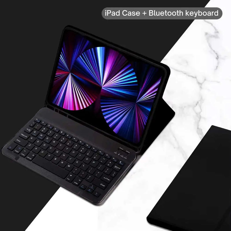 Tablets Keyboard Case For iPad 10th 11th A16 Generation Air 11 2025 Air 4 5 10.2 9/8/7th 10.5 9.7 Pro 12.9 13 11 Mini 6 7 Cover