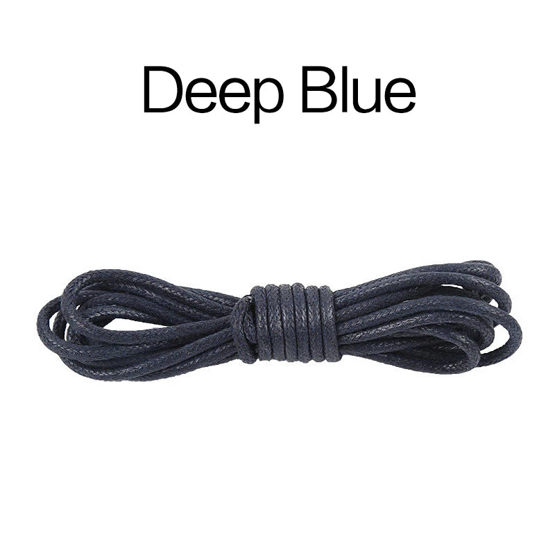 70/90/120/150/160CM Waxed Cotton Round Shoe laces Leather Shoes lace Waterproof ShoeLaces Men Boots Shoelace Shoestring