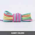 Round Shoelaces Rainbow Cotton Shoelace Quality Running Sneakers Laces 80/100/120/140/160CM Boots Shoe laces Shoes Accessories