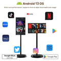 Wholesale Price 21.5 Inch Flat Screen Tv 64Gb 6000Mah Smart LCD Monitor 21.5" LCD Display Tv Mobile Portable Smart Tv On Wheels