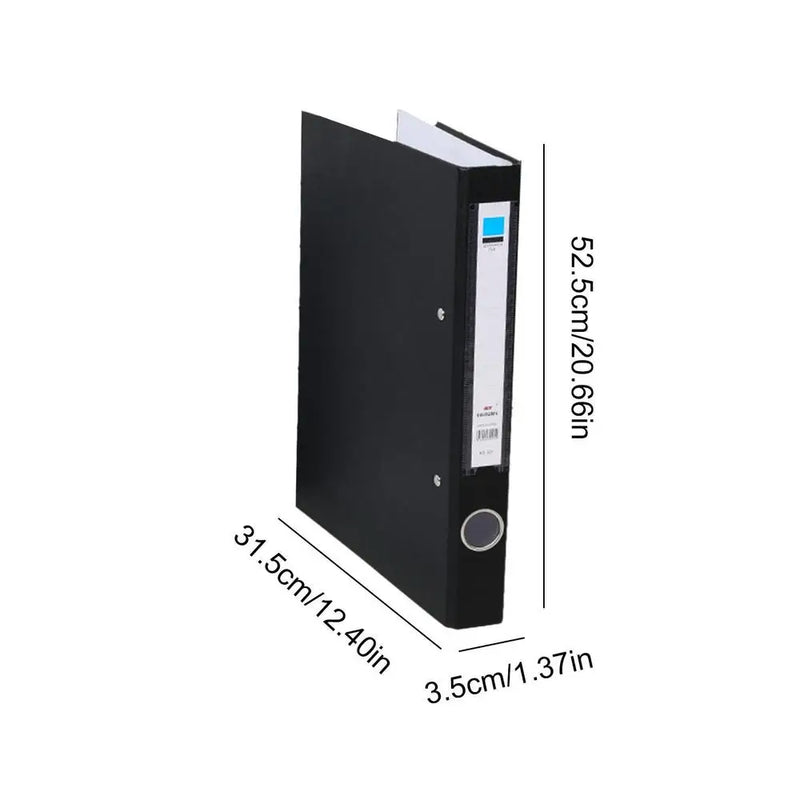 2 Hole A4 Ring Binder File Folder Document Storage Thickened Large-capacity A4 File Folders Display Book for Home School Office