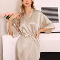 Nightgown Soft Bathrobe Short Women's Lounge Bride | SAMAG