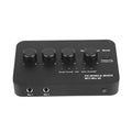 Portable Karaoke Microphone Mixer 3.5mm AUX BT Connection Dual Mic Inputs Digital Audio Mixer for DJ Sound Home Party & Theater