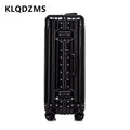 KLQDZMS Cabin Suitcase Full Aluminum Magnesium Alloy Boarding Box 20"24"26"29 Inch Large Capacity Trolley Case Business Luggage