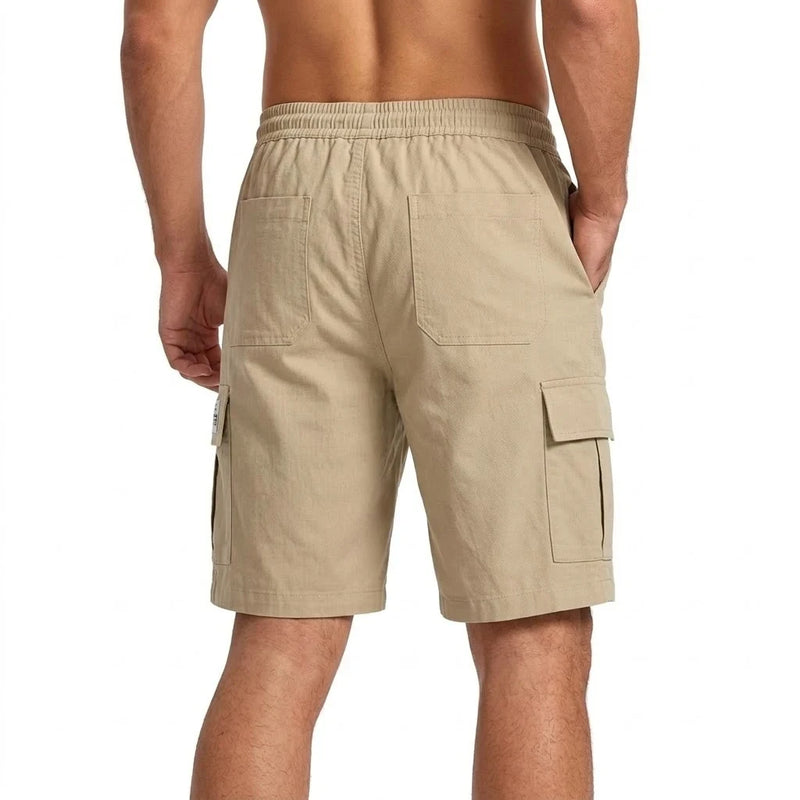 Men's Summer Casual Cargo Shorts Plus Size Knee Length | SAMAG