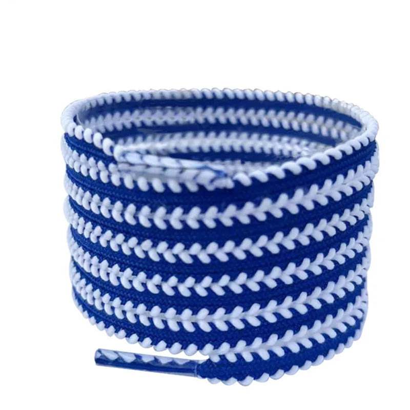 Multicolor Track Anti-slip Serrated Shoelaces Canvas Black White Runing Shoes laces Women Men Sport Casual Net Shoes Shoelaces