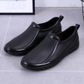 Men's Rain Boots Short Tube Anti-slip Waterproof Kitchen Shoes Work Shoes Fishing Shoes Construction Wear Resistant Rubber Shoes