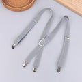 Elastic Adjustable Suspenders For Adults And Kids - Men Women Braces Set For Children Boys Girls Wedding - Visuel 10 | SAMAG