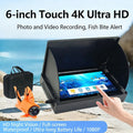 6" 4K Touch Screen Underwater Fish Finder 220° 1080P | SAMAG