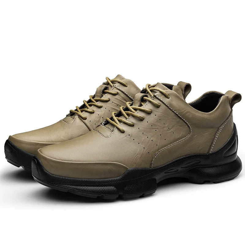 Men's Height Increase Shoes Calfskin for All-Day Wear Business Casual Elevator Shoes Height Increasing 6cm Hidden Heel Shoes