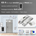 RFID Access Control System Electronic Gate Opener Home Garage Set Eletric Magnetic RFID Smart Door Lock Kit Automatic Controller