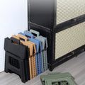 Folding Step Stool Strong Load-bearing Heavy-Duty Chair Travel Use Compact Collapsible Chair with Handle Camping Supplies