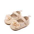 Spring And Autumn New Tweed Floral Baby Pre Walkers Breathable Anti-Slip Rubber Sole Soft Walking Infant Shoes for 0-18 Months