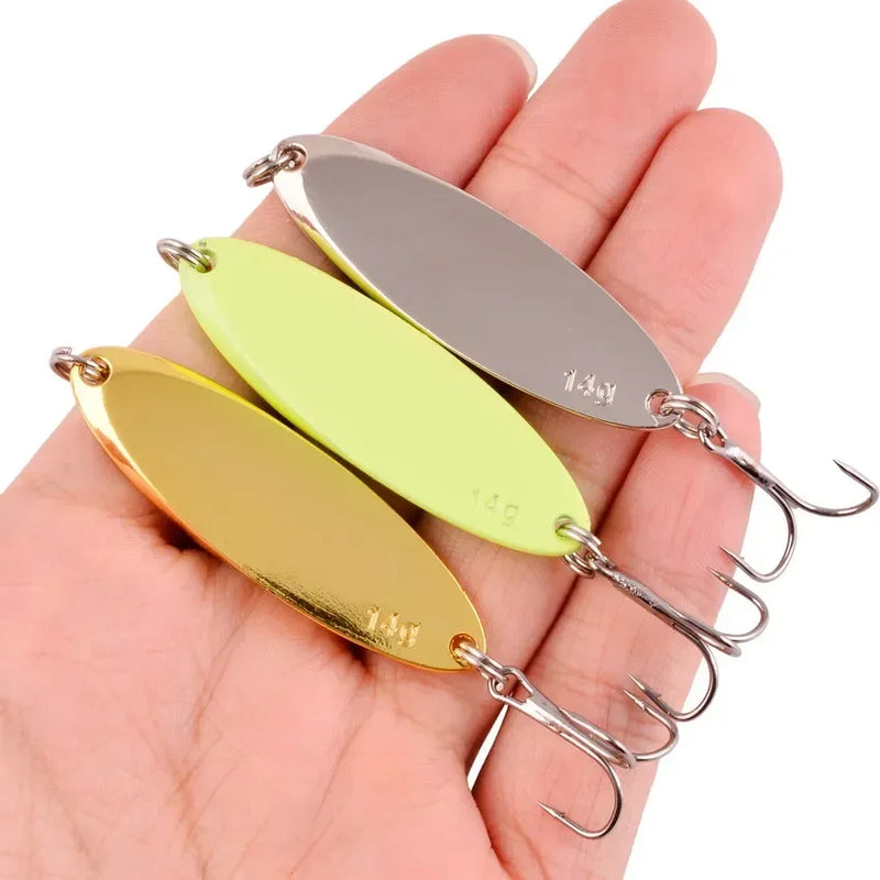 7g 10g 14g 21g 28g Metal Spinner Spoon Trout Fishing Lure | SAMAG