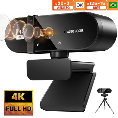 4K Webcam 1080P Mini Camera 2K Full HD with Microphone | SAMAG