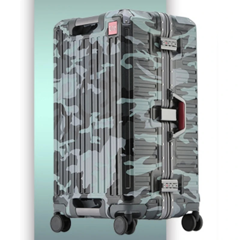 20/24/26/28/30inch Large Capacity Suitcase Aluminum Alloy Frame with Spinner Wheels Travel Trolley Case TSA Lock Rolling Luggage