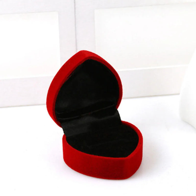 Octagon Velvet Jewelry Box Double Ring Storage Box With Detachable Lid For Engagement Wedding Ring Packaging Display Gift Box