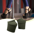 Elastic Shoe Protectors Anti Slip for Strippers 20cm Heels Shoe Covers Pole Dance Training Protective Sleeves