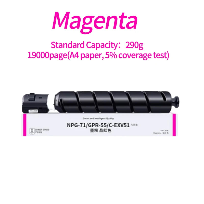 NPG-71 NPG71 G71 Toner Cartridge Compatible For Canon C5535 C5540 C5550 C5560 Printer GPR-55 C-EXV51 color BK C M Y