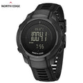 NORTH EDGE VERTICO Men's Digital Watch Carbon Fiber Case Smart Watch For Man Sports WR50M Watch Altimeter Barometer Compass
