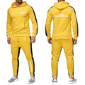 Spring Autumn Men I Am Hardstyle Logo Print Fashion Hooded Pullover Tracksuit+Leisure Drawstring Sweatpants - View 7 | SAMAG