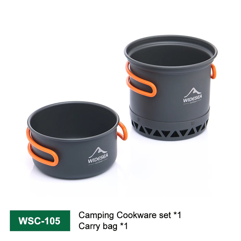 Outdoor Camping Pot 1.3L 2.3L Cookware Cooking Kettle Set - View 7 | SAMAG