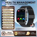 Health managed Non-Invasive Laser Physiotherapy Smart Watch Blood Pressure Uric Acid Call ECG+PPG 650nm Laser Smart Watch 2026