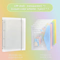 A4 Ring Binder 4-Hole Student Exam File Holder, Office Document Organizer with Detachable & Replaceable Inserts