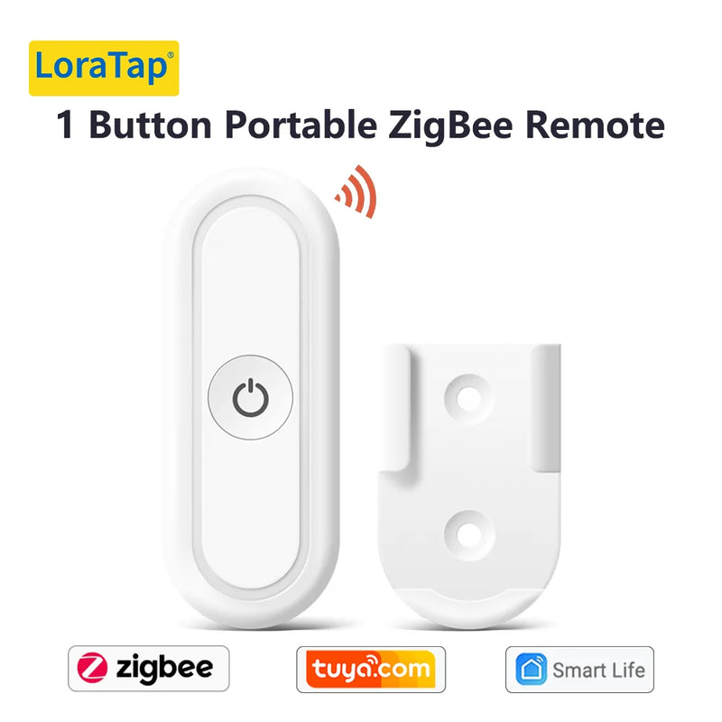Tuya Smart Life ZigBee 3.0 Wireless Portable Pushbutton 1,2,3,4 Gang Remote Controller Scene Switch