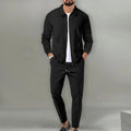The new spring and autumn sports men's youth popular solid color jacket trousers two leisure suit - View 2 | SAMAG