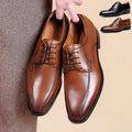 High Quality Handmade Oxford Dress Shoes Men PU Leather Suit Shoes Footwear Wedding Formal Italian Shoes Hot