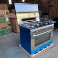 Stainless Steel Gas burner Oven Combo 4 5 6 Heads Gas Stove Gas Furnace Household Freestanding Cooker