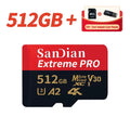 Memory Card Micro TF SD  Flash Card  A2 High Speed Mini SD Storage 128GB with Adapter for Phone camera