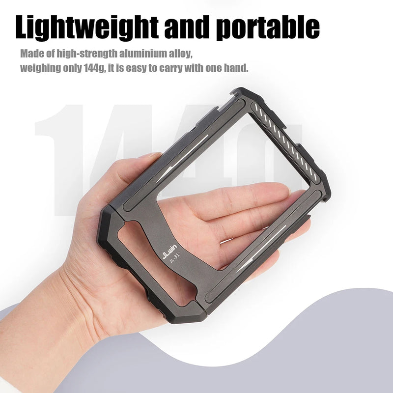 FOTGA Universal Smartphone Metal Cage Video Rig Handles Stabilizer Vlogging Live Broadcast Mobile Phone Bracket Kit Videomaker