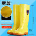 White Work Boots Waterproof Slip Resistant High And Medium Tube Food Hygiene Boots Rubber Shoes for Men Rain Boots