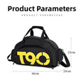 New T90 Travel Duffle Gym Backpack Women Fitness Boston Luggage Handbag Sports Shoe Shoulder Weekend Big Tote Train Bag Man