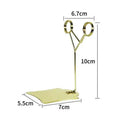 Metal Label Clip Bread Price Card Bakery Cake Shop Card Clip Display Standing | Loripos