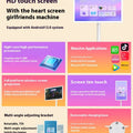 HD Live Display for High-end Events Home White LED LCD Portable Mini TV 60Hz Professional Cinema Screen for Meeting Bedroom