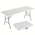 4FT/6FT Plastic Folding Table, Shooting Table, HDPE Portable Picnic Table Outdoor, For Camping, Party, Wedding, Picnic