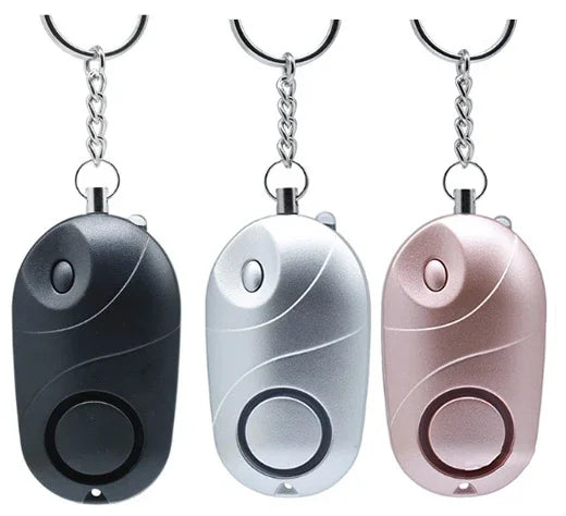 Personal Alarm Safe Sound Emergency Self-Defense Security Alarm   Women's Wolf Guard Keychain LED Flashlight For Women Girls Kid